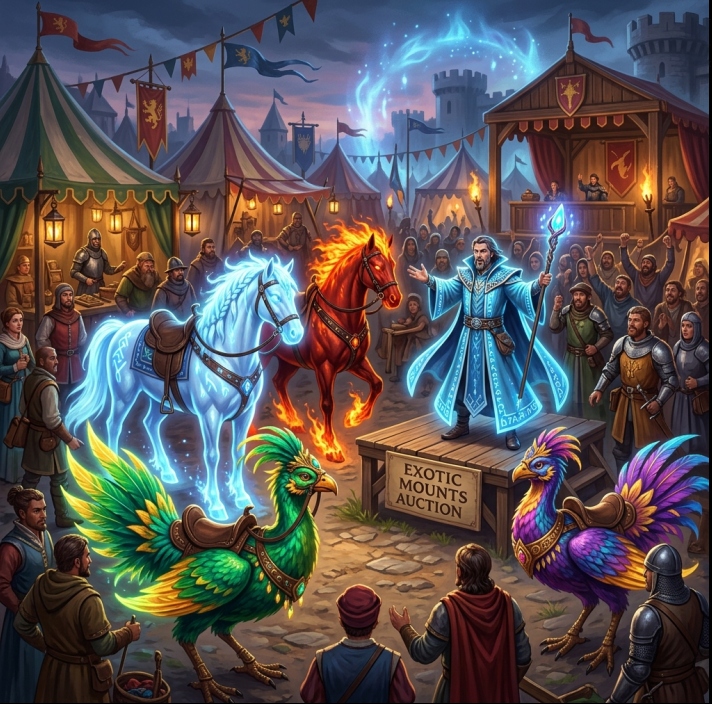 Exotic Mounts Auction Bazaar